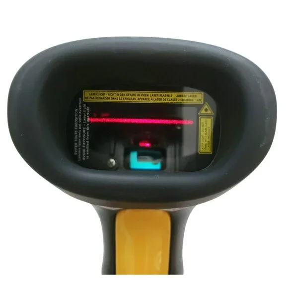 Laser Barcode Scanner Corded Handheld Stand Zebra Symbol LS2208 Scan UPC Codes - Picture 2 of 14